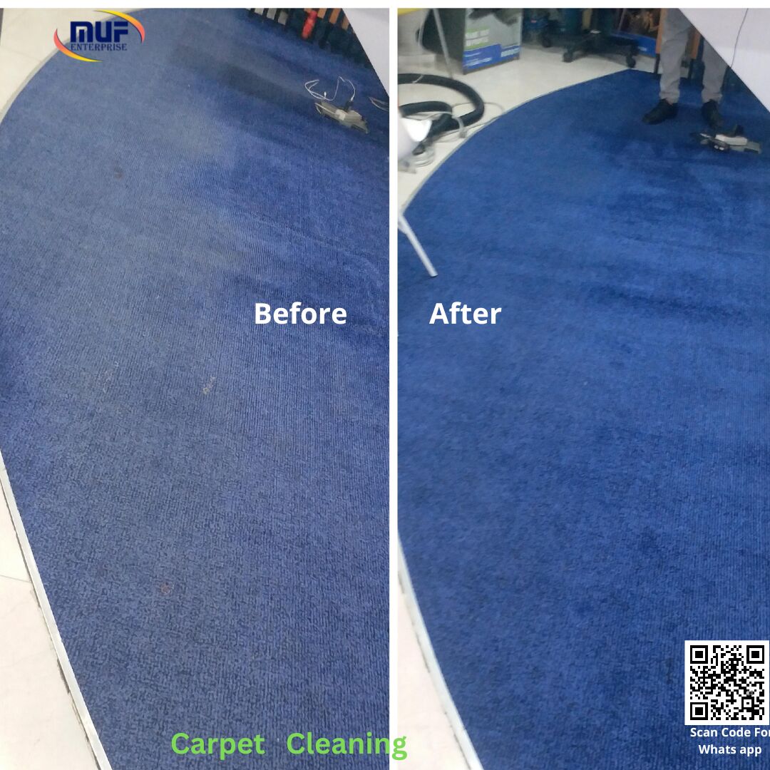 Carpet cleaning before and after