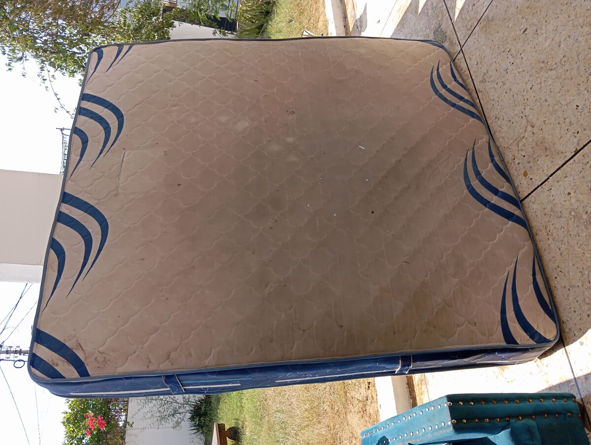 Mattress before cleaning
